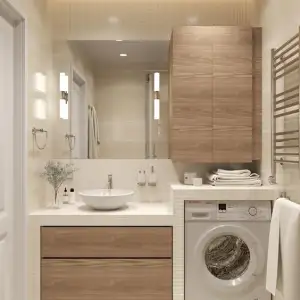 çamaşır makinalı banyo dolabı